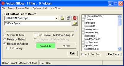 Delete In-use Files With KillBox